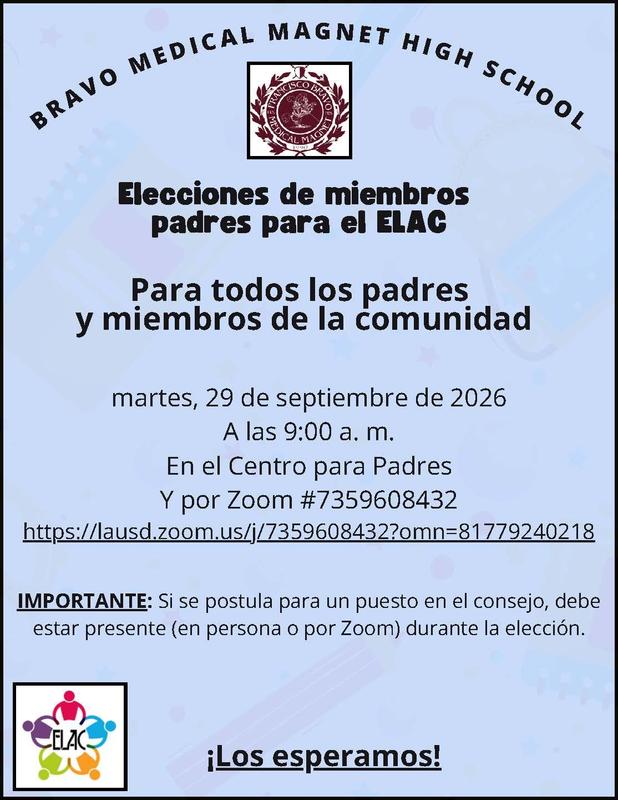 SSC & ELAC Elections and Meetings Info