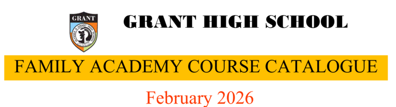 February 2026 - Family Academy Course Catalog Featured Photo