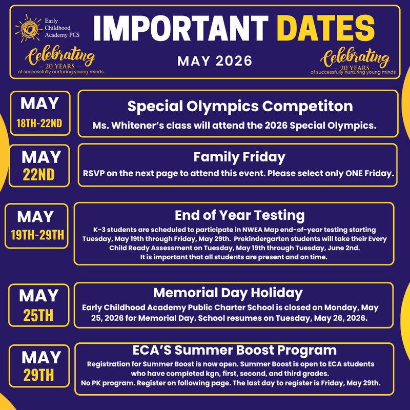 Weekly Guide to Key Dates & Events Featured Photo