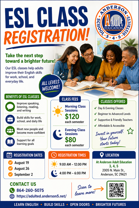 ESL Class Registration