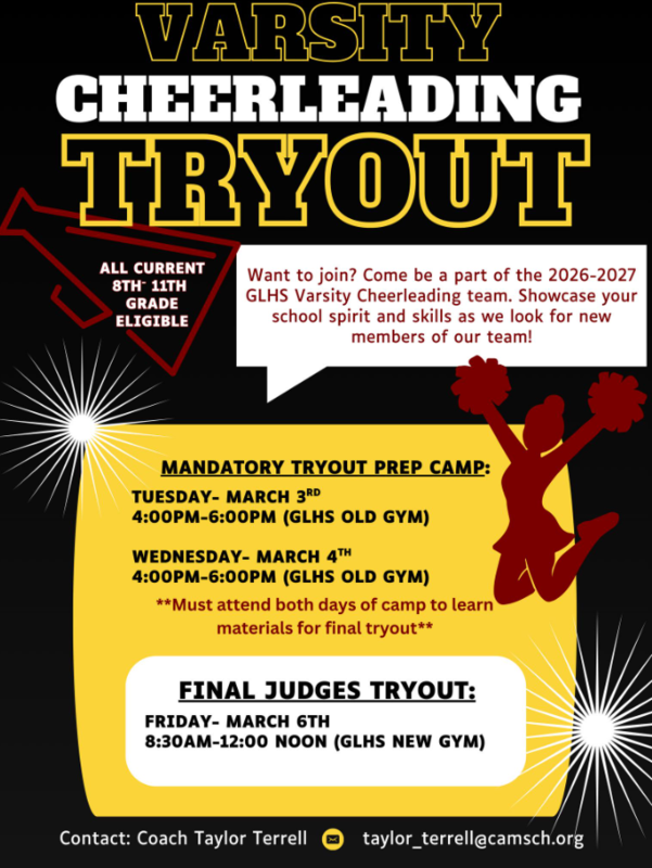 varsity cheer tryouts