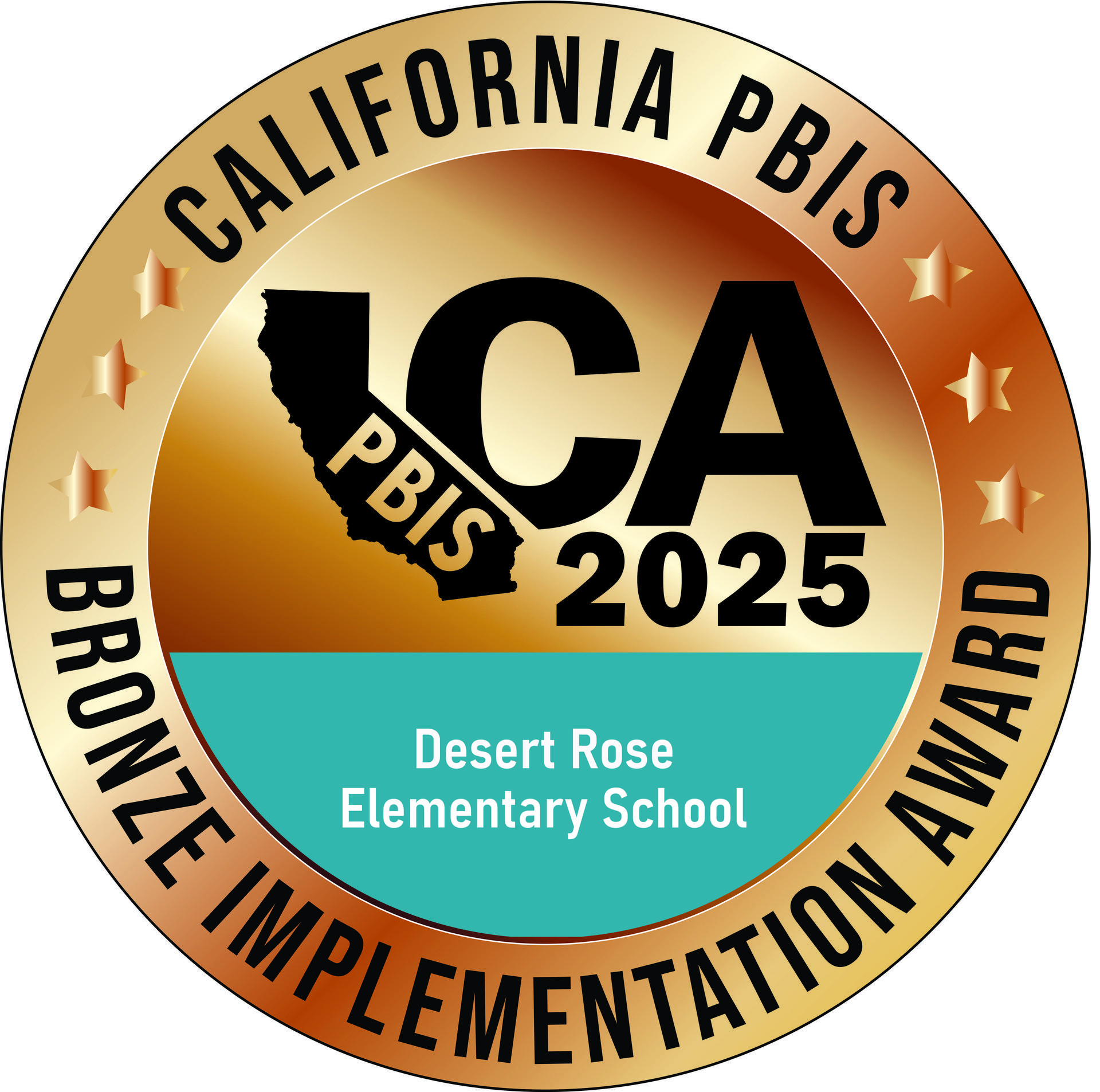 Bronze award for achievement in PBIS