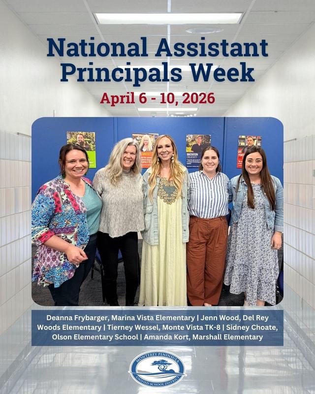 Assistant Principals from our elementary schools smiling