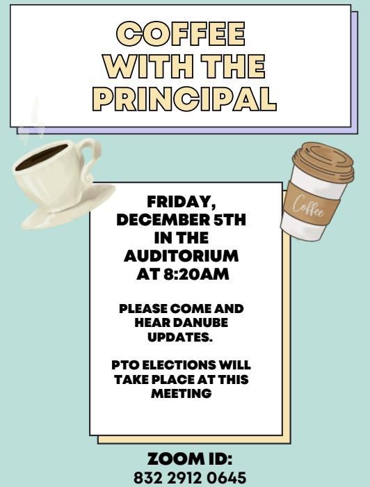 Coffee with the Principal 12-5-25
