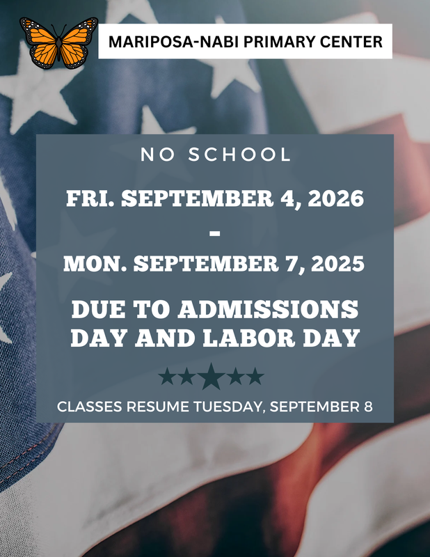 No Escuela Septiembre 4 - 7