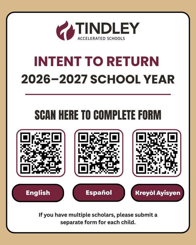 Intent to Return 2026–2027 School Year