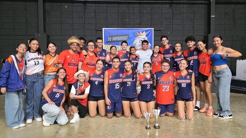 Washburn School Champions (Girls) and Sub-Champions (Boys) at the Academia Cristo Rey Volleyball Tournament Featured Photo