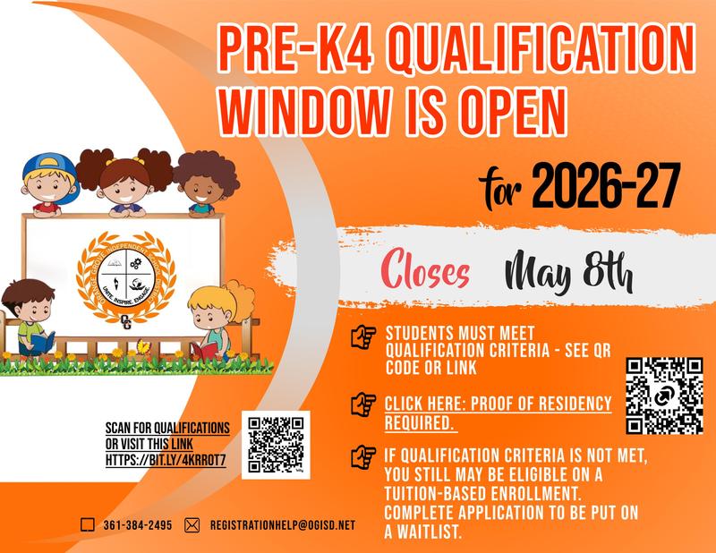 PRE-K4 Qualification Window HAS REOPENED UNTIL May 8 Featured Photo