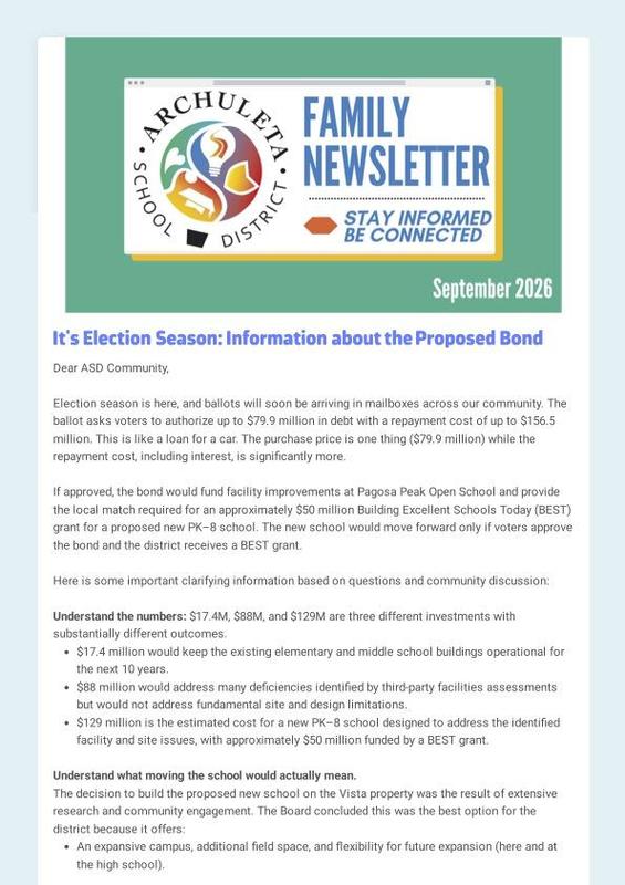 Screenshot of first page of Sept newsletter