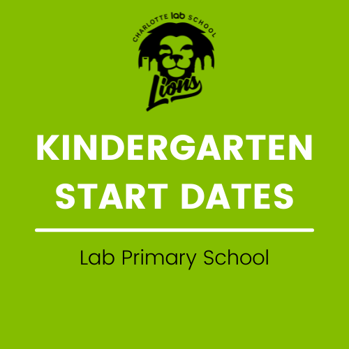 Kindergarten Start Dates - week of 8/30/21 Featured Photo