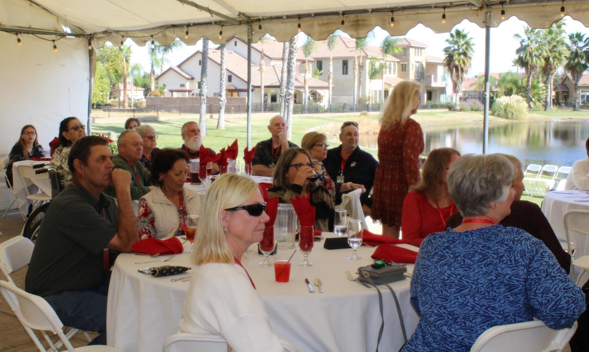 Members of the class of 1971 at their 50 year reunion