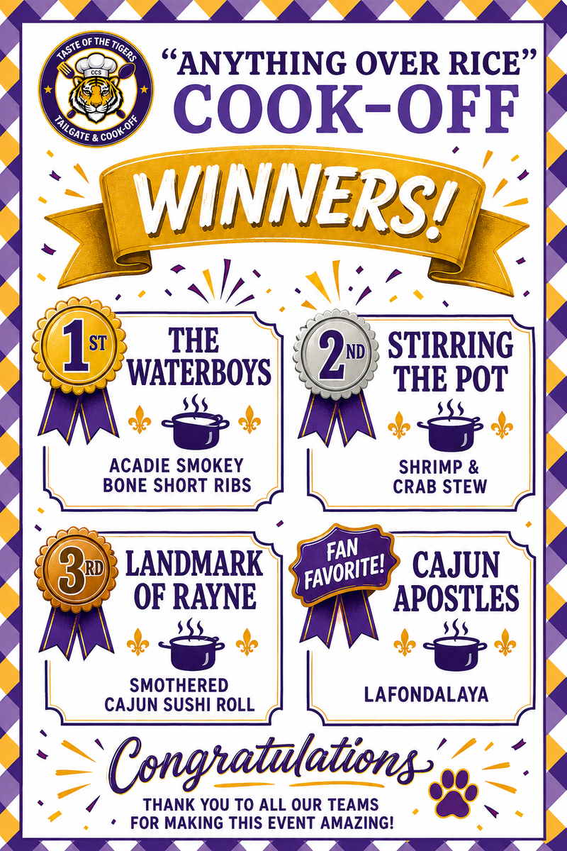 Taste of the Tigers: Cook-Off WINNERS Featured Photo