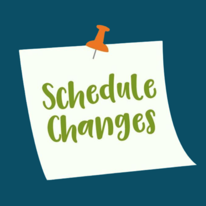 Schedule Change Requests - Semester 1