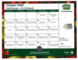 October Menu