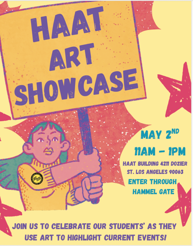 Art show case flyer