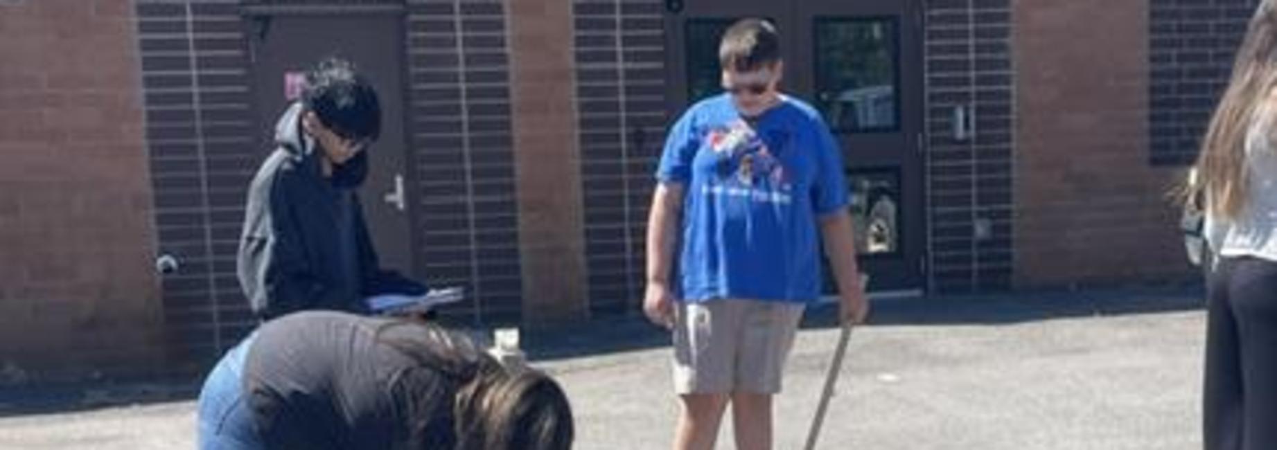 Mrs. Bucciarelli's Class measuring distance and displacement