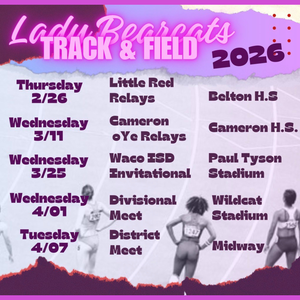 Lady bearcats track meet schedule