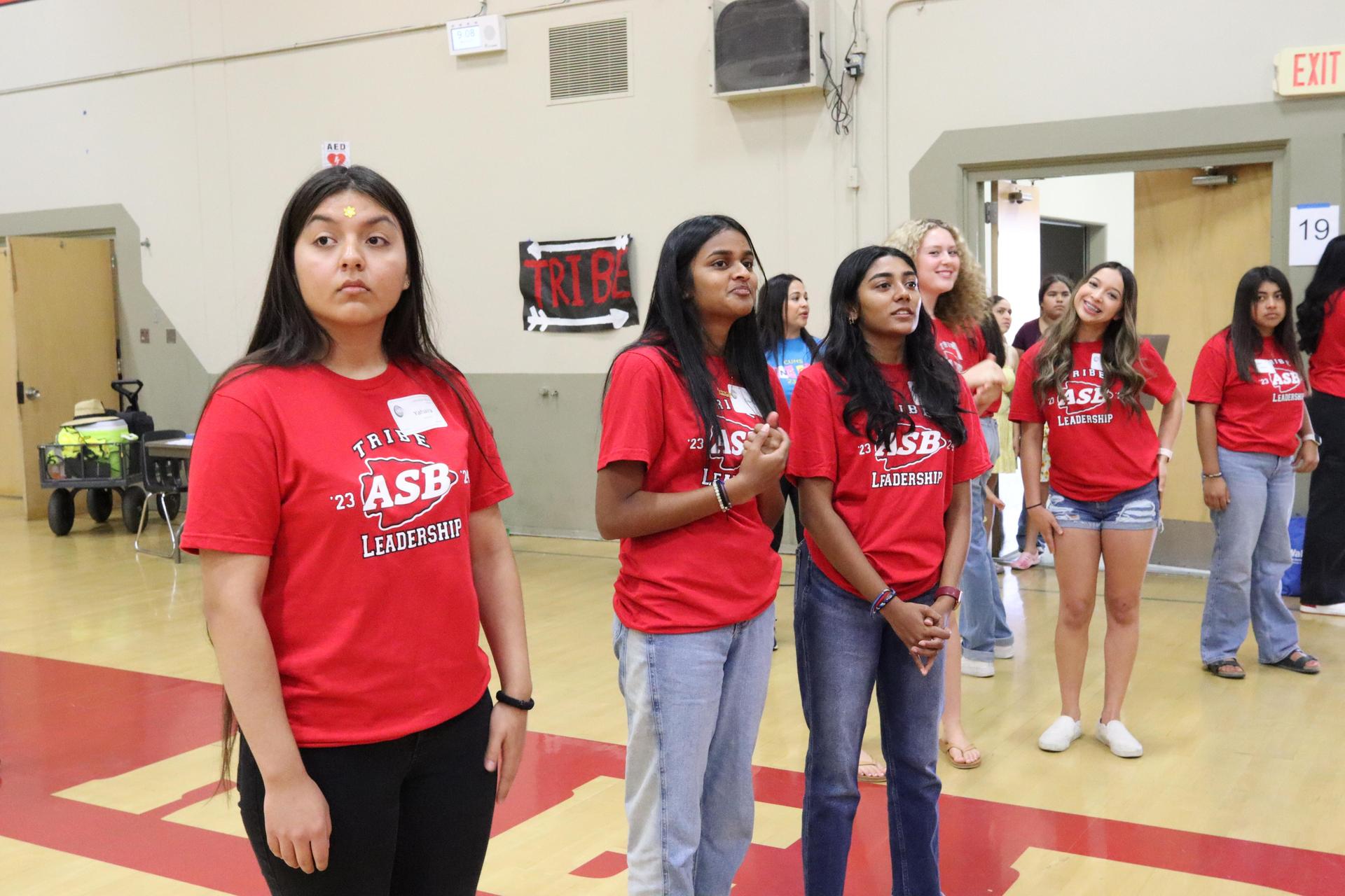 students and staff enjoying Freshman Orientation