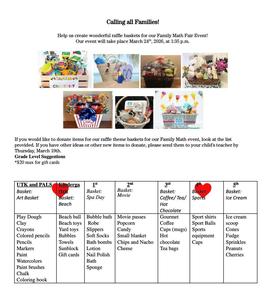 Prizes for math family
