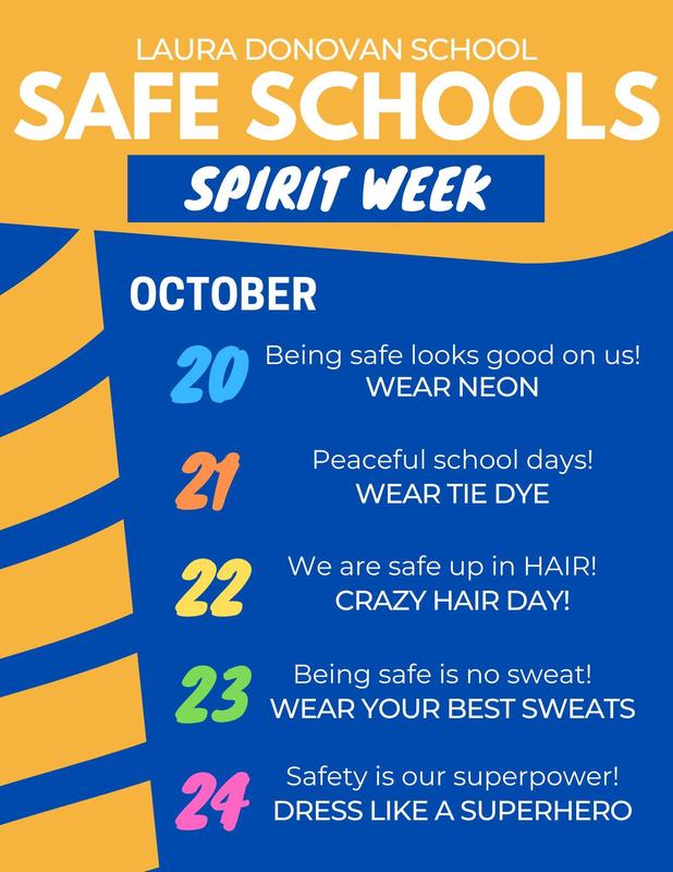 Safe Schools Week 10/20-10/24!