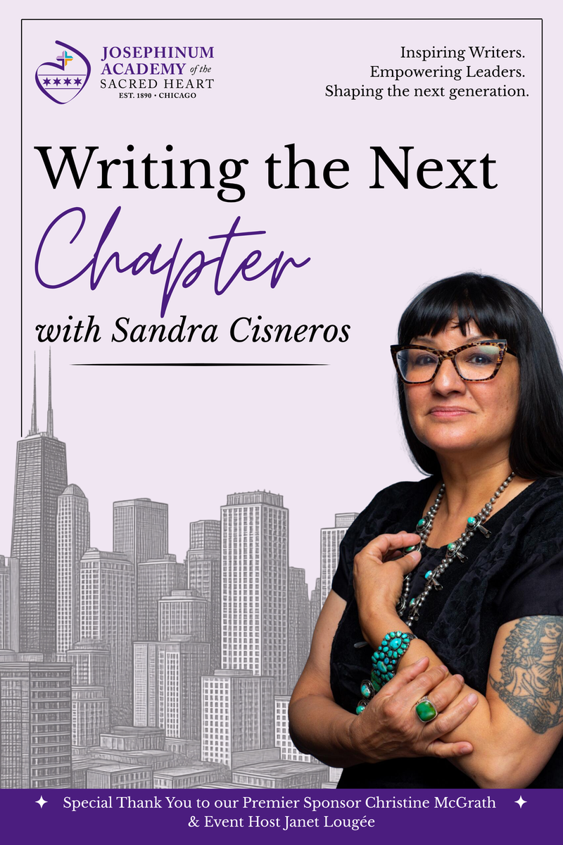 Josephinum writing the next chapter with Sandra Cisneros