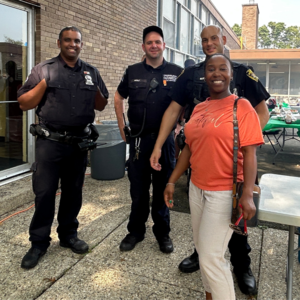 Dr. Chisolm with PD at event