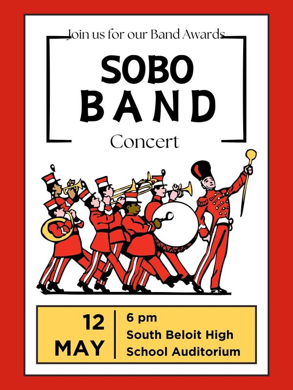 Band Concert Tuesday, May 12th at 6 PM!!! Featured Photo