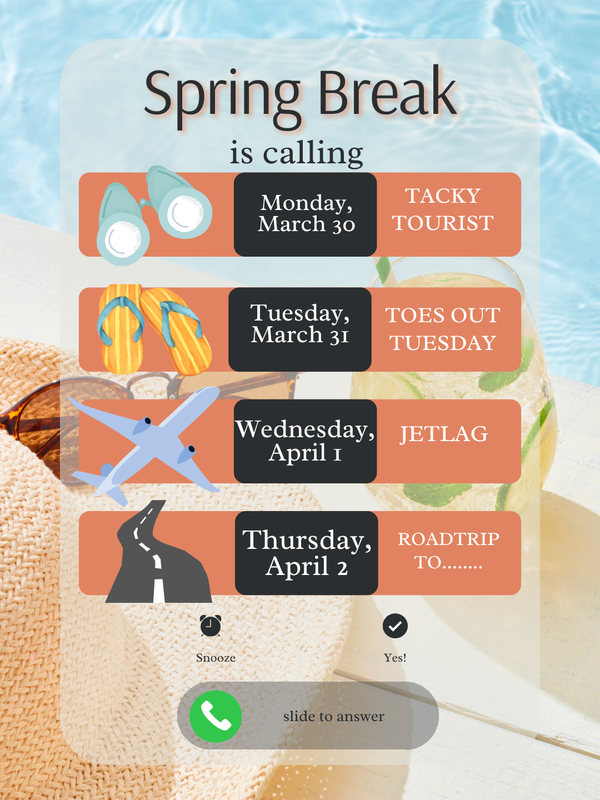 Spring Break Spirit Week