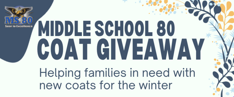 Middle School 80 Coat Giveaway banner