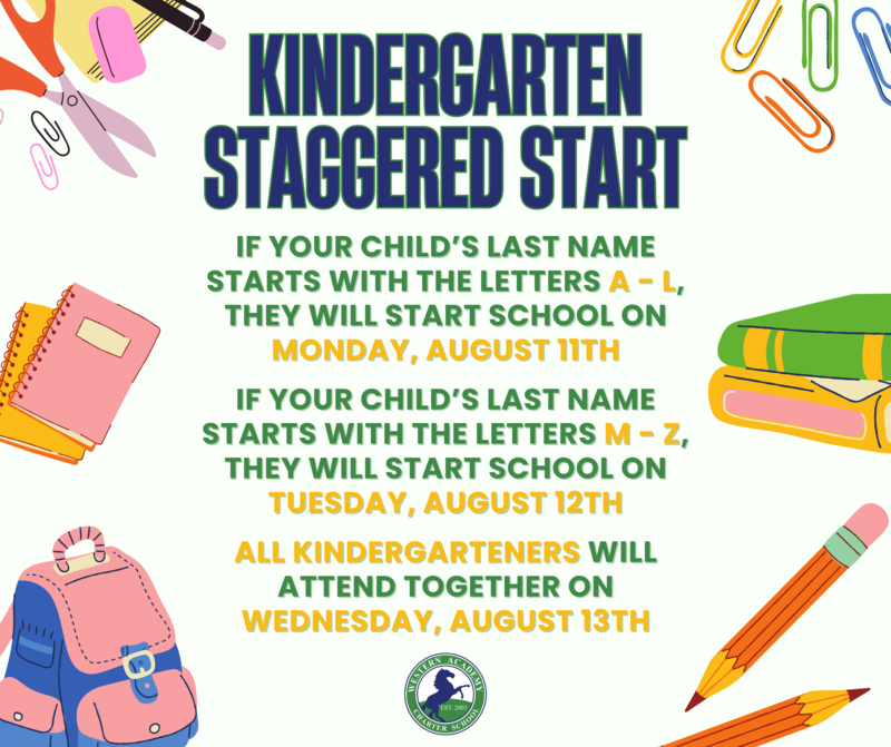 Kindergarten Staggered Start! Featured Photo
