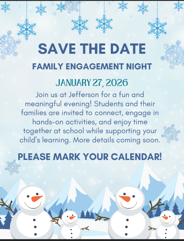 Jefferson Family Engagement info
