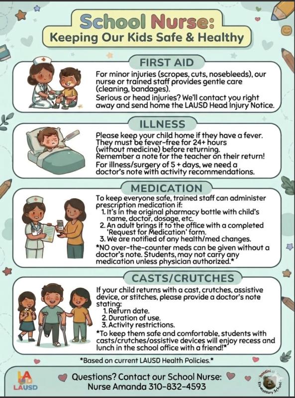 School Nurse Message