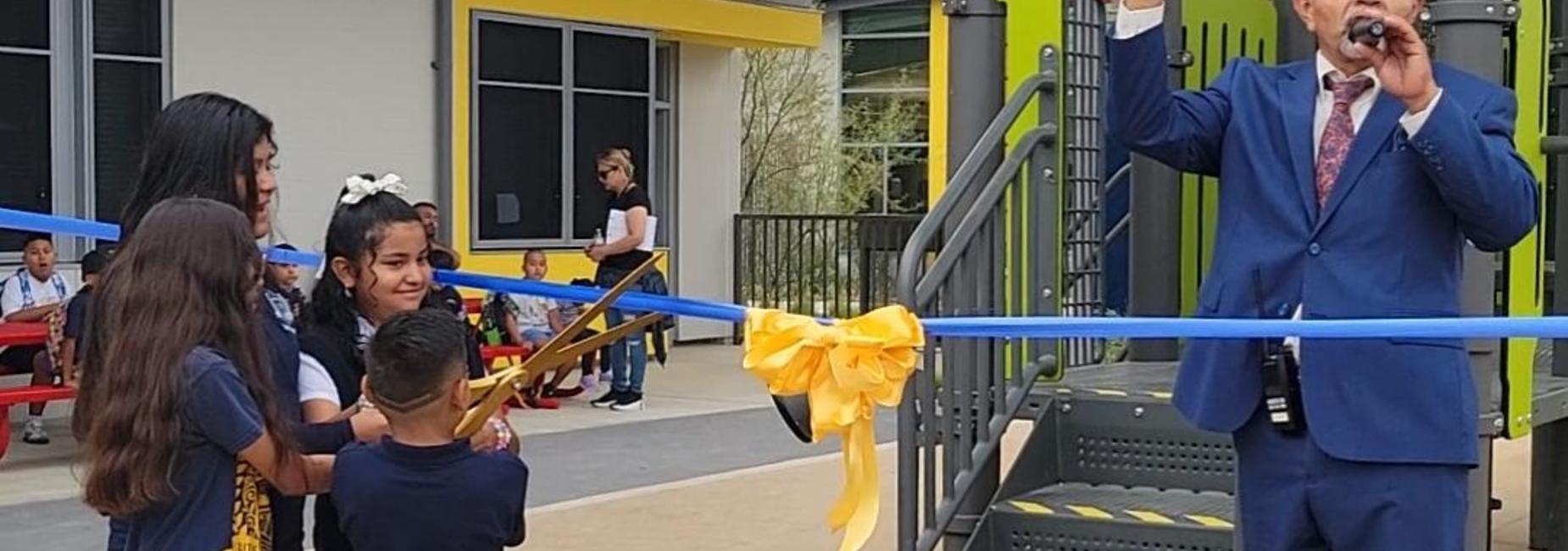 Opening of new portion of school.