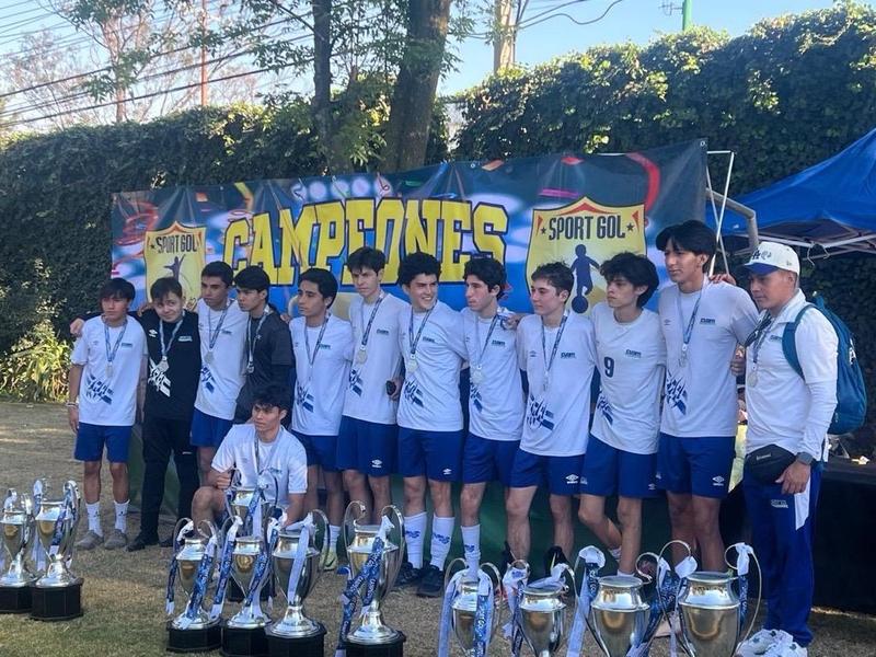 Sub Campeonato de la Liga Sport Gol de fútbol varonil para CUAM México