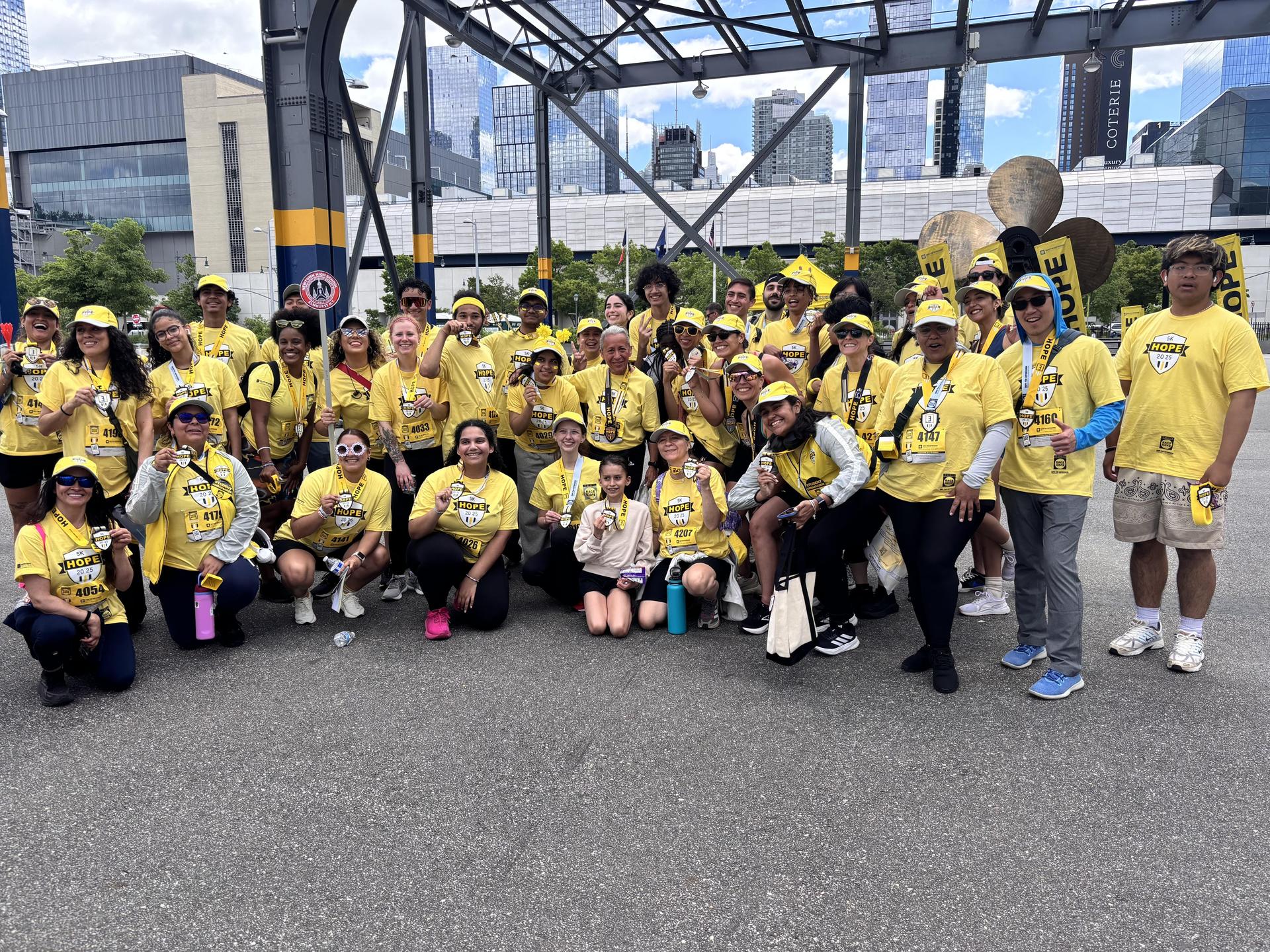 CARES Club Group Photo at the Teen Race of Hope