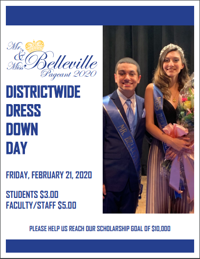 Mr. & Mrs. Belleville Districtwide Dress Down Day! Featured Photo