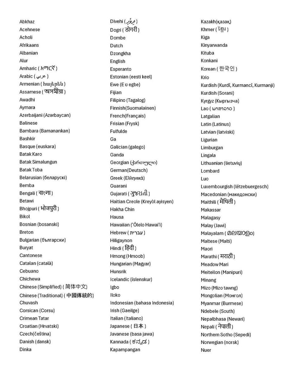 Languages 1