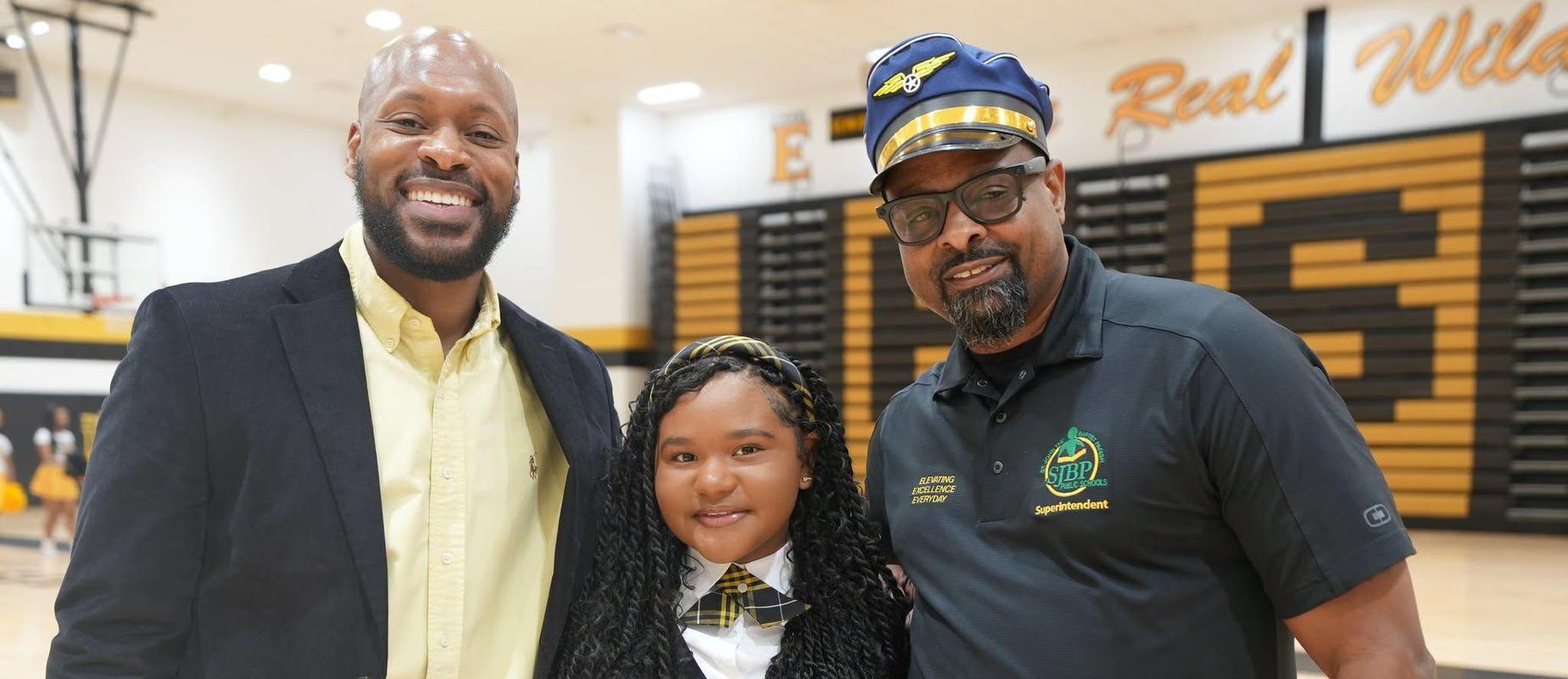 ESJH. Dr. Perry and Principal Jackson.