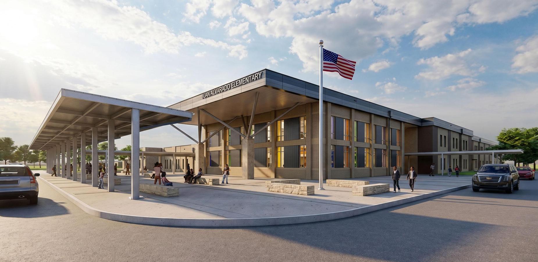 Juan Alvarado Elementary Render