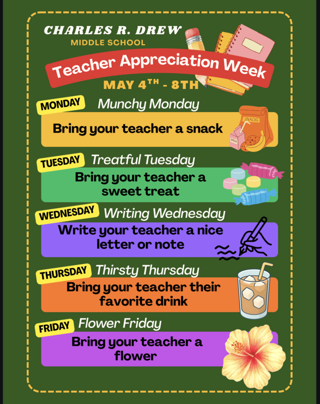teacher appreciation week