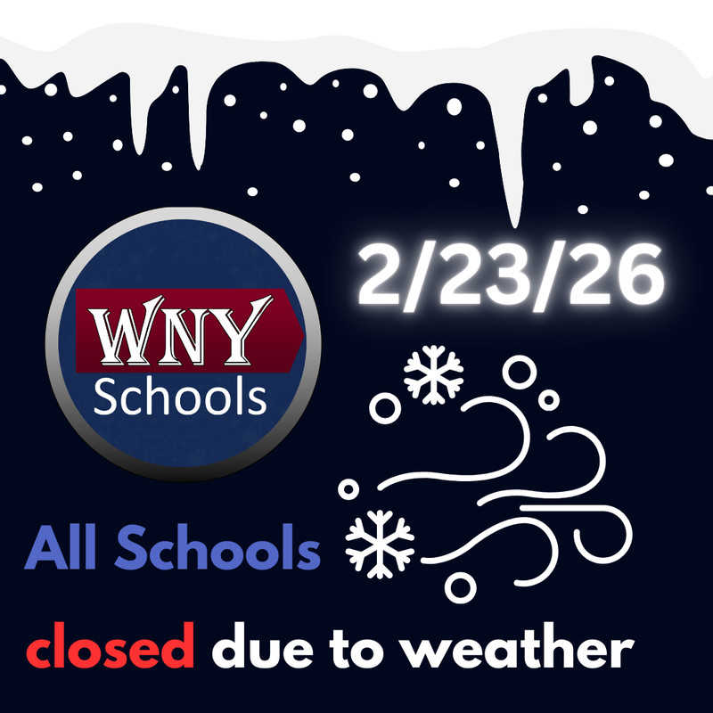 All schools will be closed on Monday, February 23, 2026