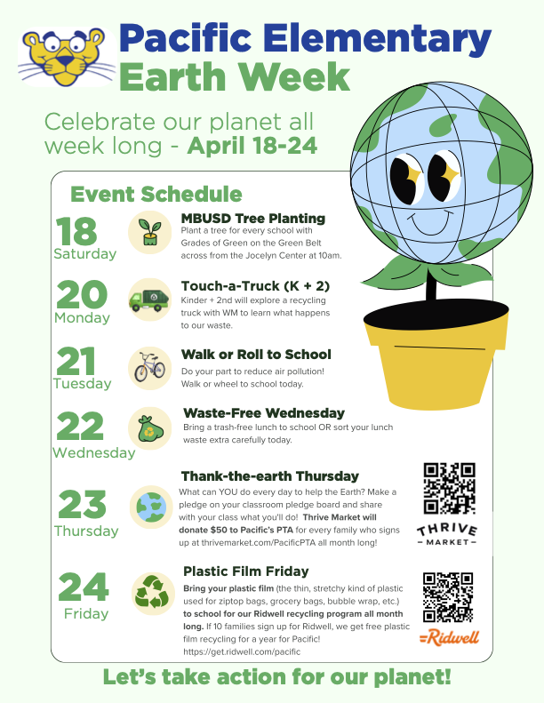 Celebrate Earth Week at Pacific