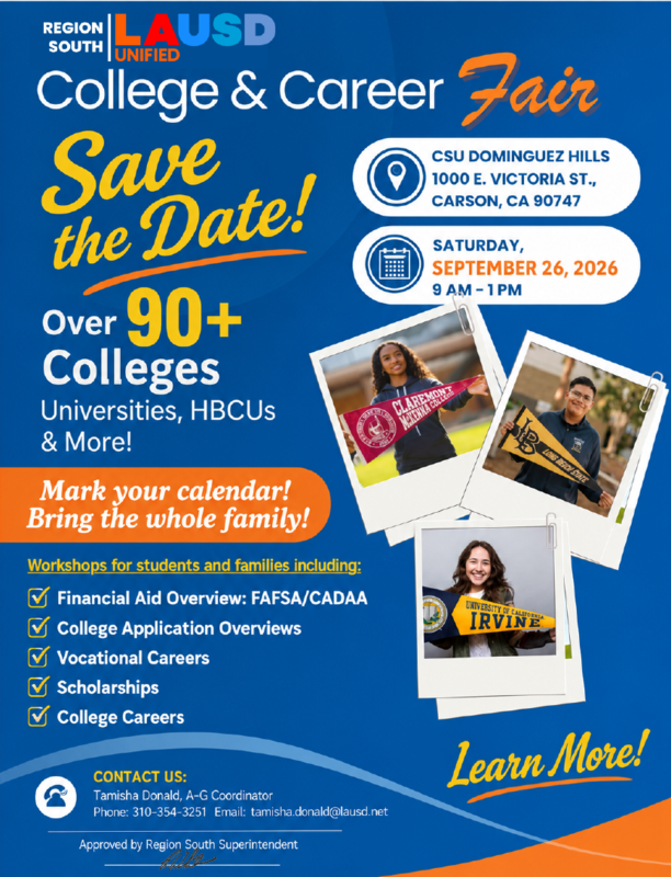 Region South's Annual College and Career Fair!