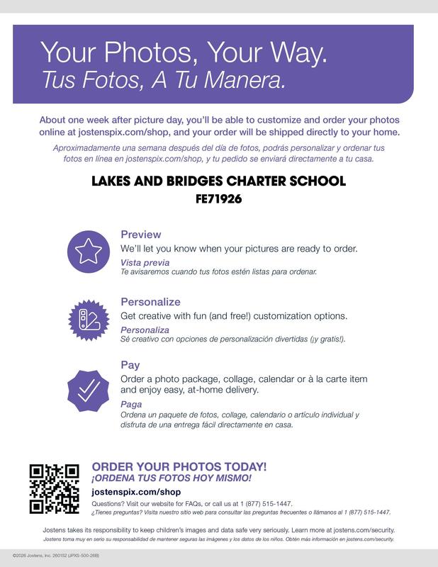 School Pictures - Tuesday, October 20