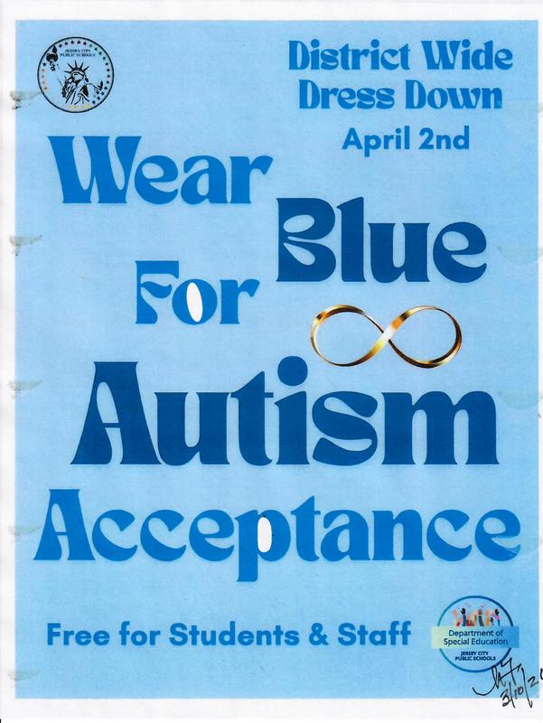 Dress Blue for Autism