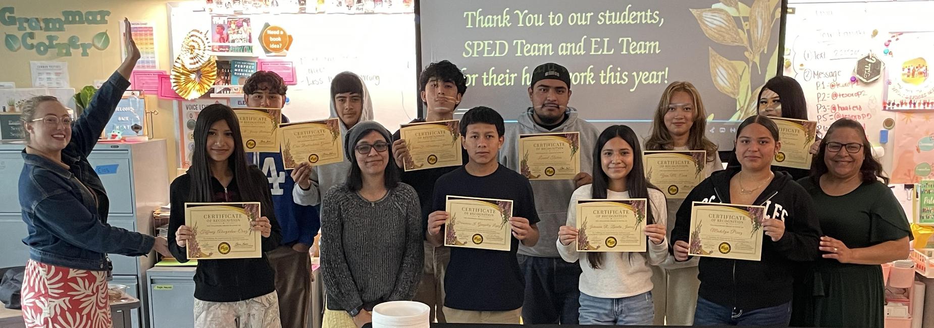 Congratulations to Our Twenty-Two Redesignated English Learner Students for the 2024-2025 School Year