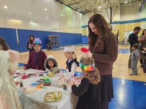 Doing projects after the chumash play.