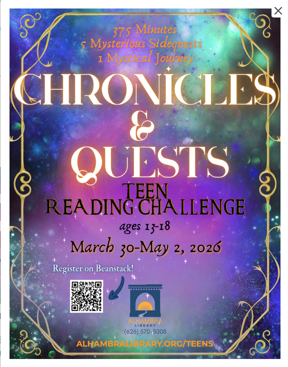 Alh Library Teen Reading Challenge