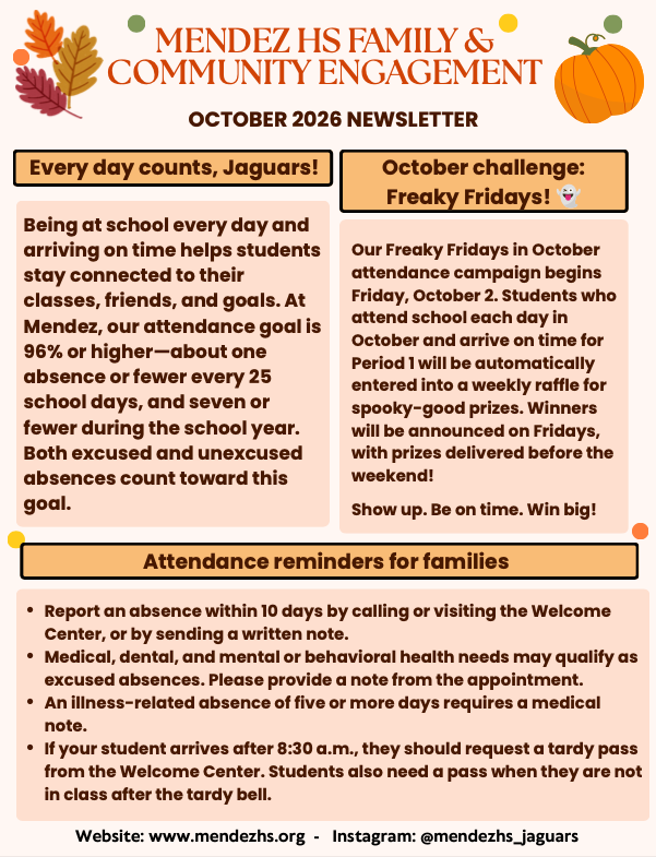 Page 1 of Newsletter Oct 26