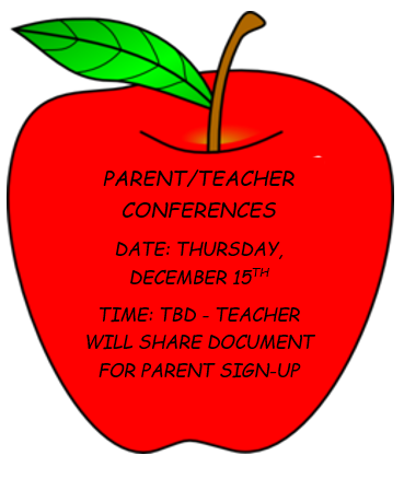 Parent/Teacher Conferences - Thursday, December 15th Featured Photo